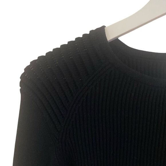 CAbi #3525 Cropped Prep Pullover Sweater in Black small - Picture 10 of 10